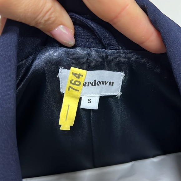 SUPERDOWN Madeline Blazer Dress in Navy Wore ONCE and dry, cleaned. Size Small - Picture 8 of 8
